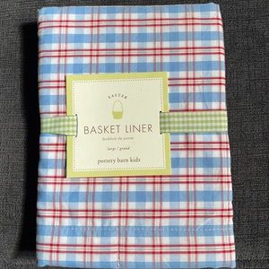 Pottery Barn kids  basket liner NWT